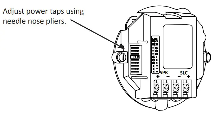 Field Wiring Diagram for PAD100-SPKB