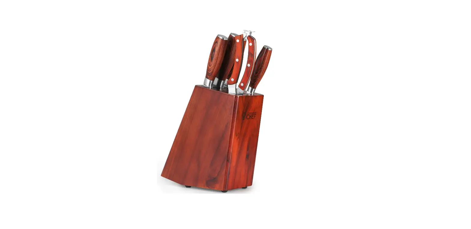 Commercial Chef Chfc6l 6 Piece Knife Set With Block User Manual