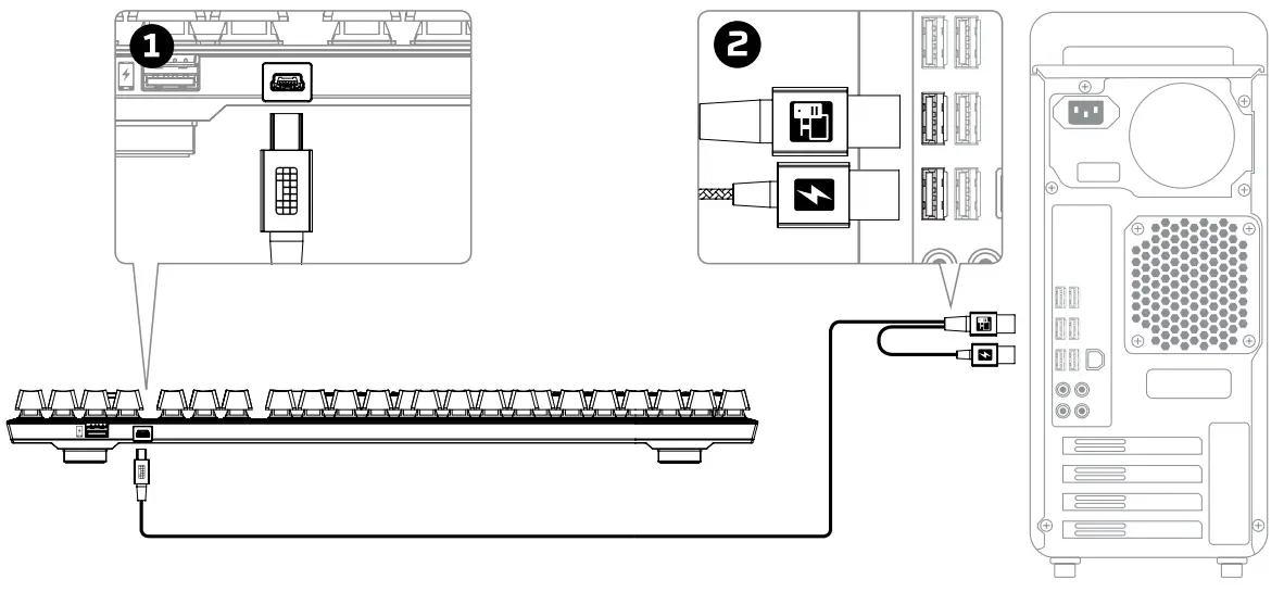 Keyboard installation: