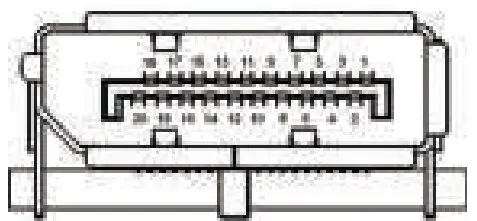CONNECTOR PIN ASSIGNMENT