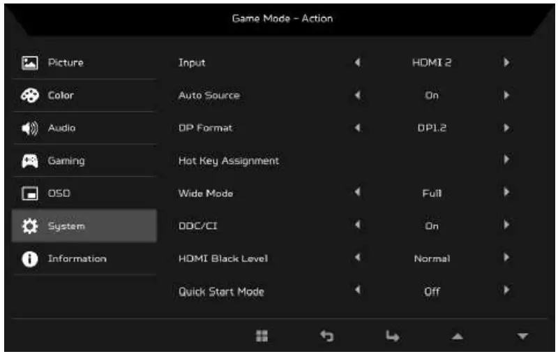 Adjusting the System