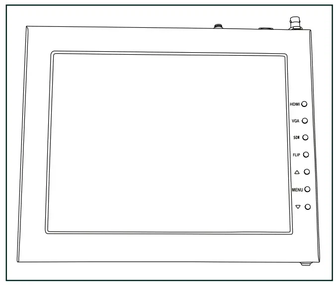 ikan PT19 19 Inch High Bright Teleprompter LED Monitor - Switch HDMI input