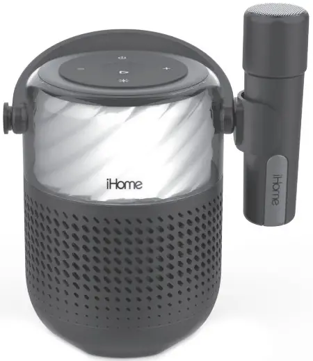 iHOME iKBT70B-EXv23 Portable Changing Stereo Speaker