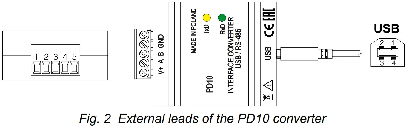 LUMEL RS-485 Interface Converter - Converter1