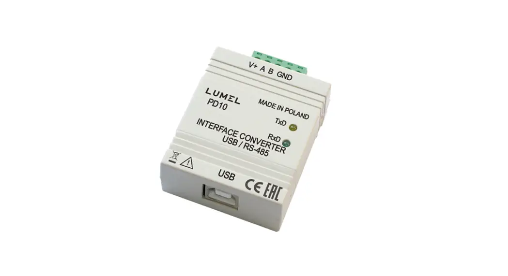 Lumel Rs-485 Interface Converter Instruction Manual Lumel Rs-485 Interface Converter Instruction Manual