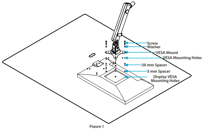 StarTech ARMPIVOTHD Transparent VESA Pane -