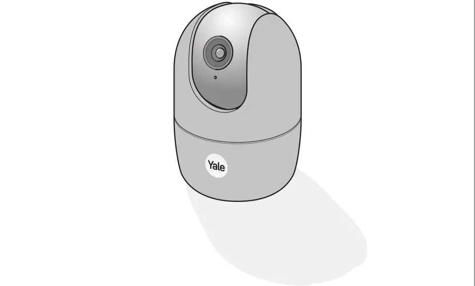 Yale SV-DPFX-B Motion Detection Indoor WiFi Camera Pan & Tilt