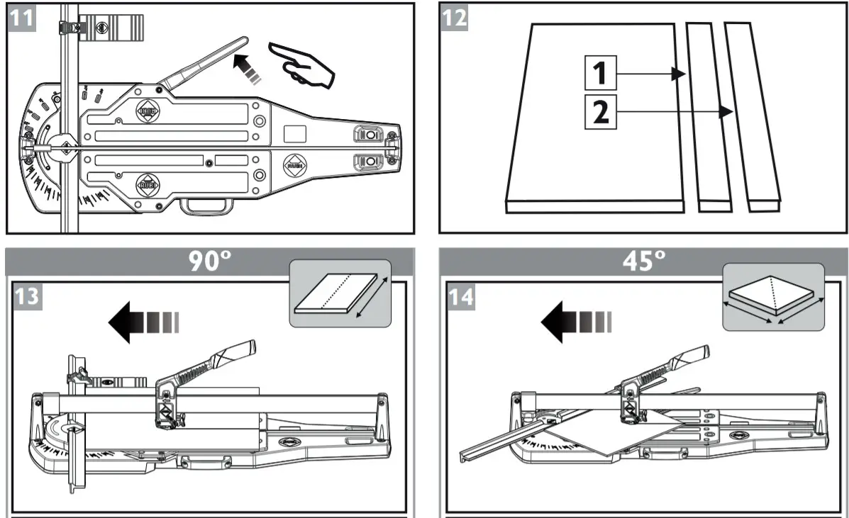 RUBI TP-75-T Manual Tile Cutter-11