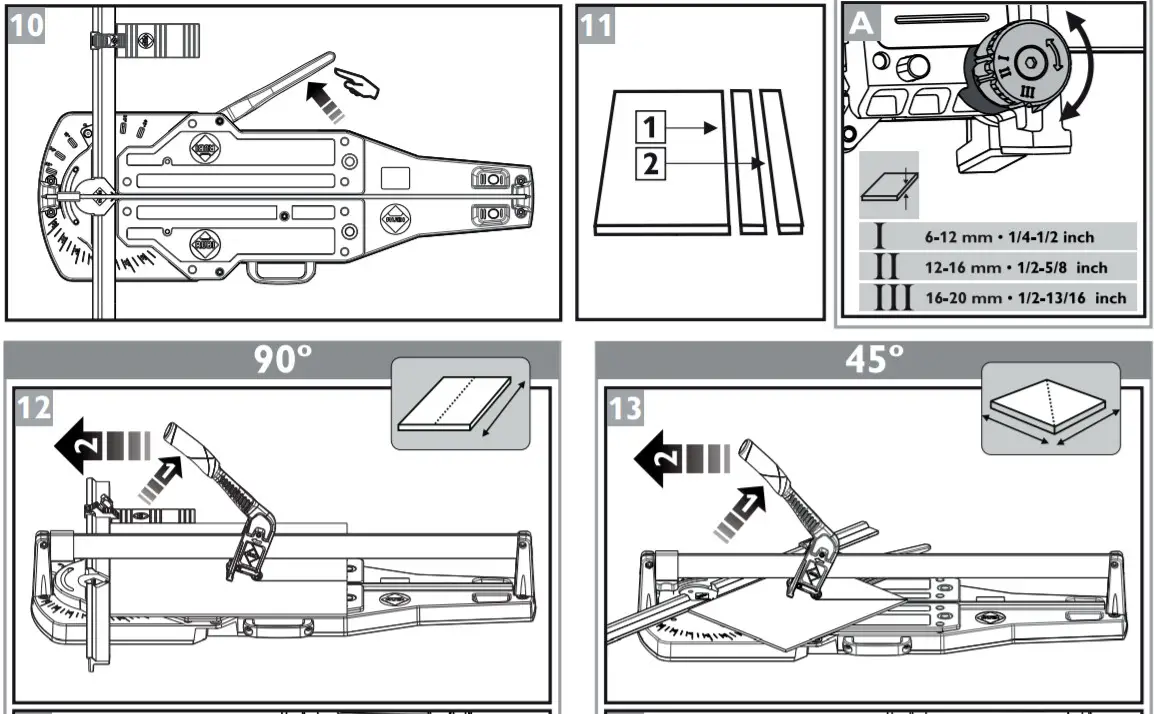 RUBI TP-75-TManual Tile Cutter-12