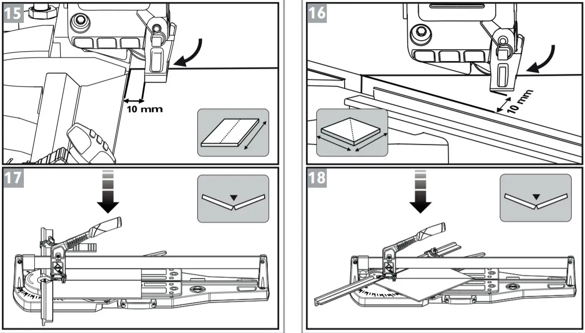 RUBI TP-75-T Manual Tile Cutter -17