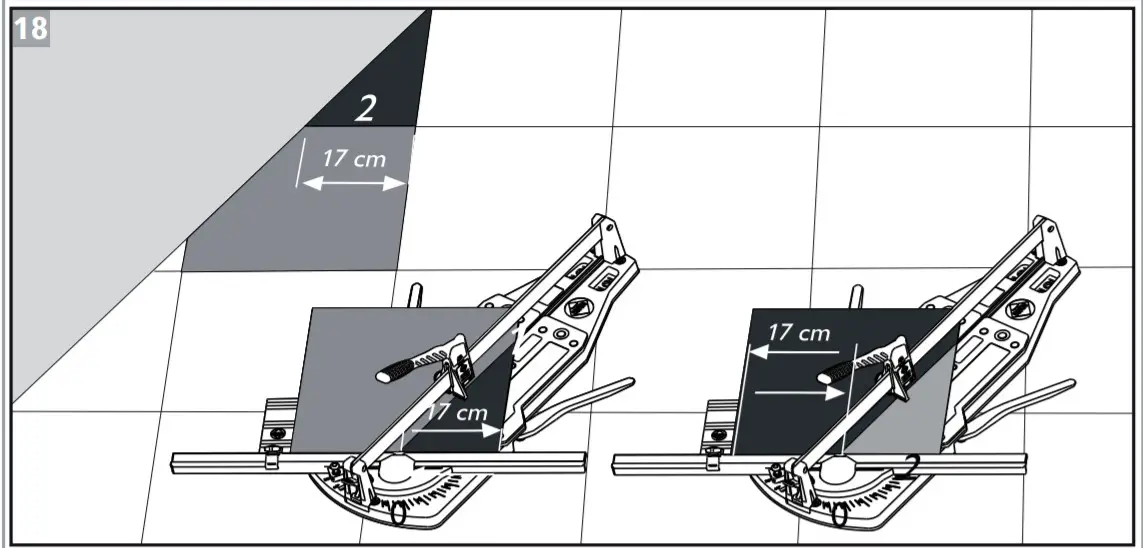 RUBI TP-75-T Manual Tile Cutter -18-1