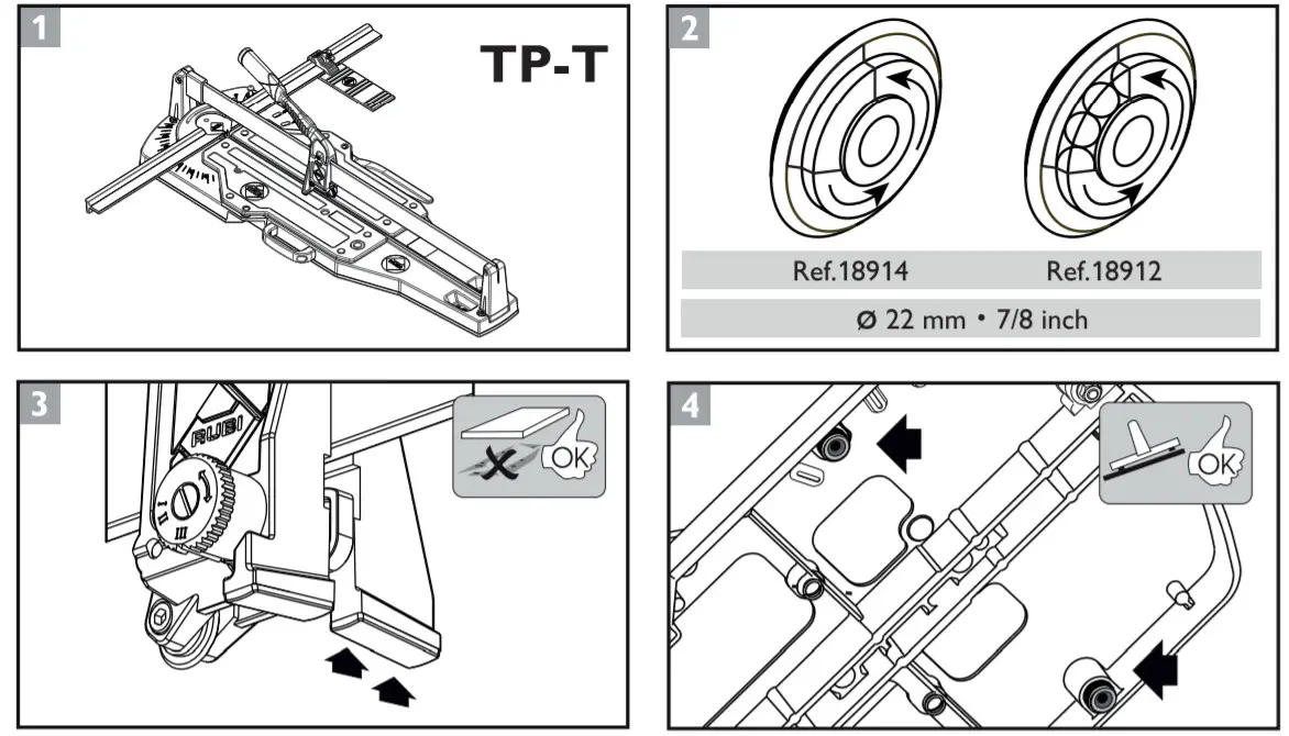 RUBI TP-75-T Manual Tile Cutter-2