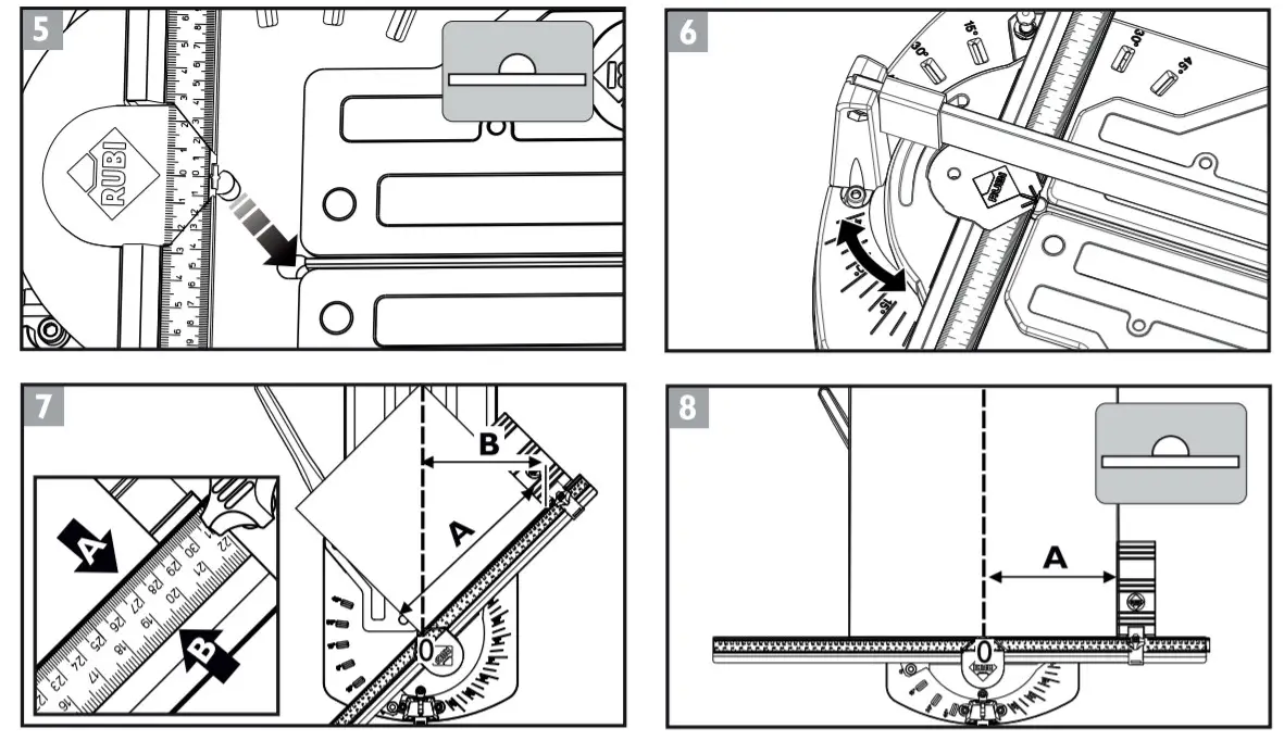 RUBI TP-75-T Manual Tile Cutter-8
