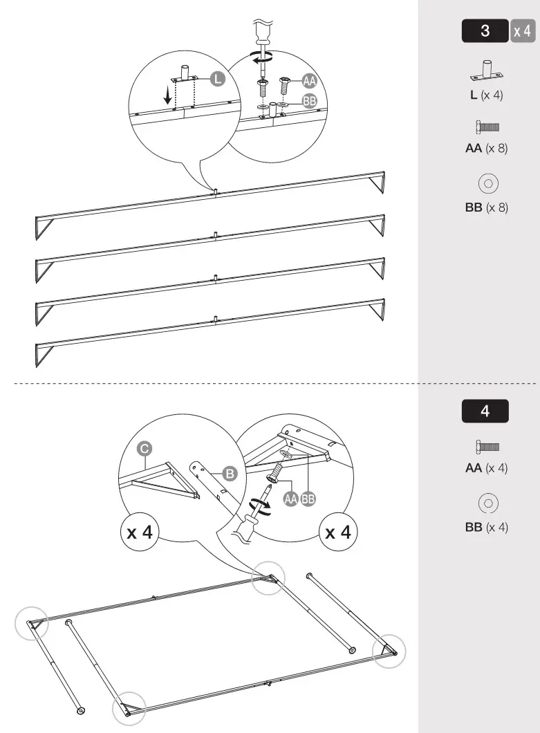 amazonbasics Outdoor Patio Garden Done Top Gazebo - Installation 2