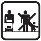 WORX WG761 Self Propelled Lawn Mower -- Keep bystan