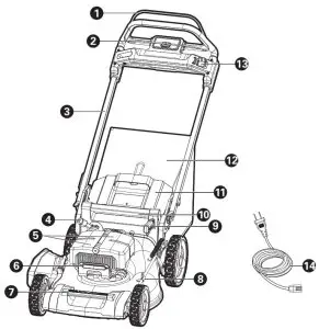 WORX WG761 Self Propelled Lawn Mower -- WORX WG76