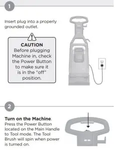 FIG 6 Plug in the Machine