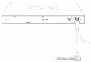 D Link DXS1210 28T 24 Port 10GBas T and 4 Port 25GBase SFP28 Managed Switch - Tie Wrap until