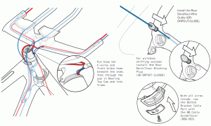 cervelo P-SERIES Retailer Disc - ELECTRIC WIRE INSTALLATION