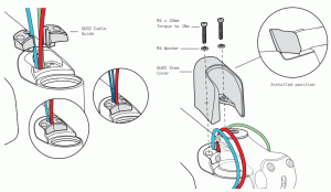 cervelo P-SERIES Retailer Disc -GU02 STEM COVER ASSEMBLY INSTALLATION