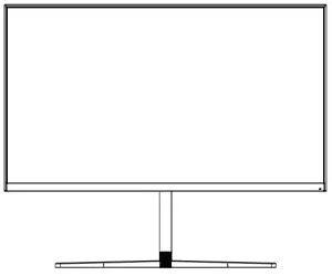 NEWSKILL ICARUS RGB 27 Inch 4K UHD Resolution - back of monitor