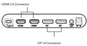 NEWSKILL ICARUS RGB 27 Inch 4K UHD Resolution - cable to the corresponding