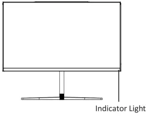 NEWSKILL ICARUS RGB 27 Inch 4K UHD Resolution - light indicates power