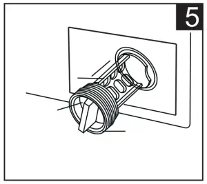 Cleaning drain pump filter