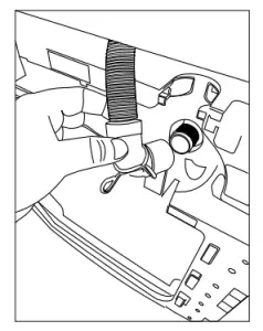 Installation of drain hose