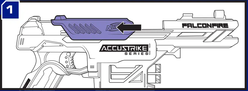 NERF B9839EU40 N-Strike Elite AccuStrike Series FalconFire - pat 1