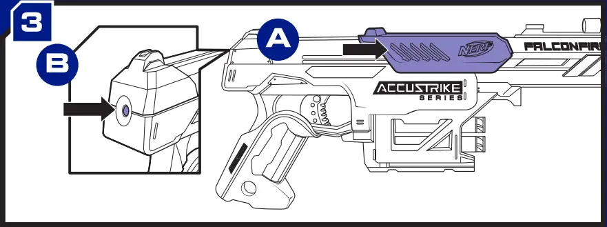 NERF B9839EU40 N-Strike Elite AccuStrike Series FalconFire - pat 3