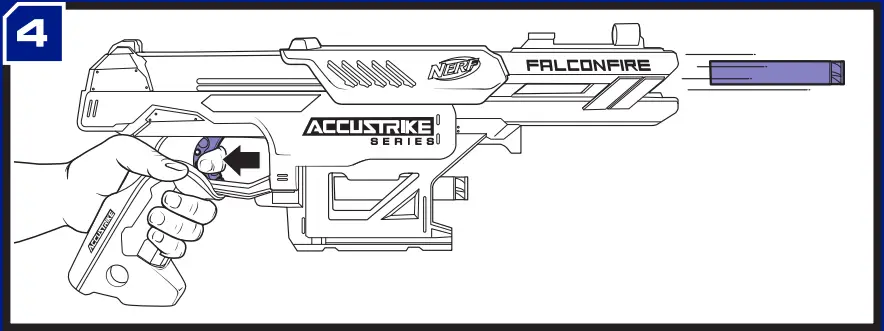 NERF B9839EU40 N-Strike Elite AccuStrike Series FalconFire - pat 4
