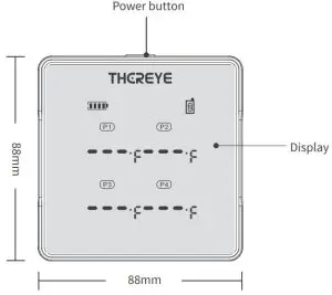 THOREYE ER-BT02 Smart Meat Thermometer - Front