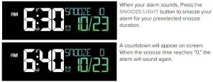 FIG 12 Snooze Duration Countdown