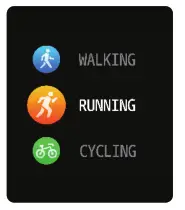 ECLIPSE Ksix Waterproof Smart Watch with Pedometer - Training