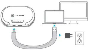 Fig 17 CHARGING THE BATTERY CASE