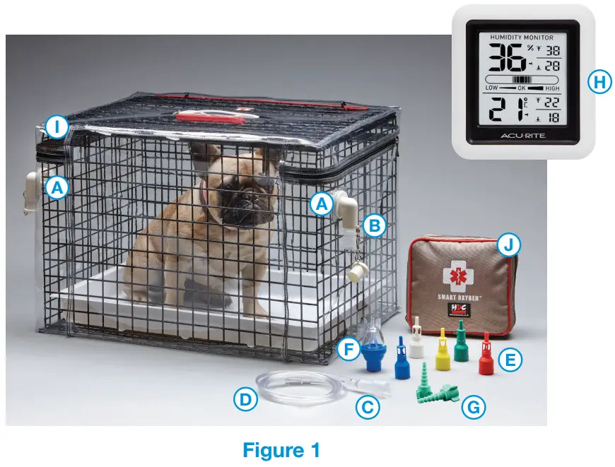 JorVet J1509 Smart Oxygen Cage - CONTENTS