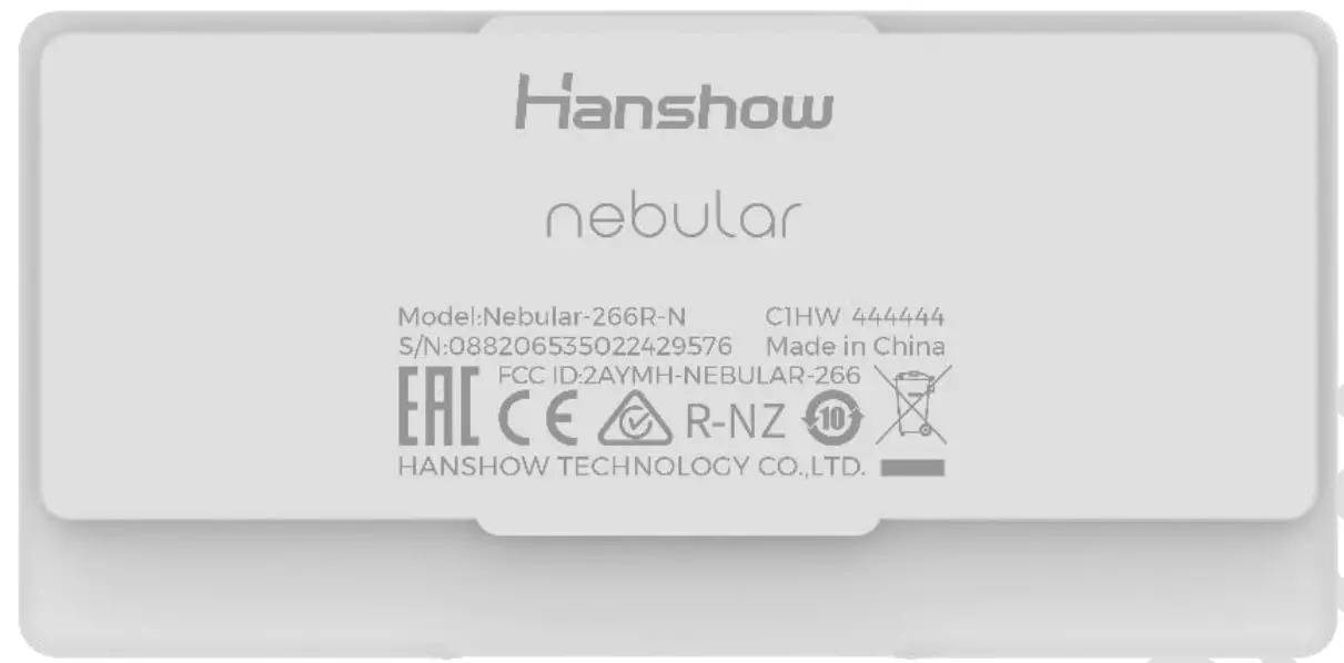 Hanshow HS ESL EPDN0001 Electronic Shelf Label - fig 13