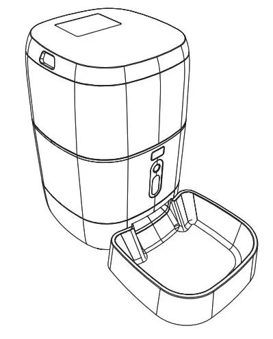 eco4life SC PF100 SmartHome WiFi Pet Feeder with Built-in Camera- 2