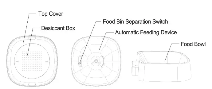 eco4life SC PF100 SmartHome WiFi Pet Feeder with Built-in Camera- Cleaning