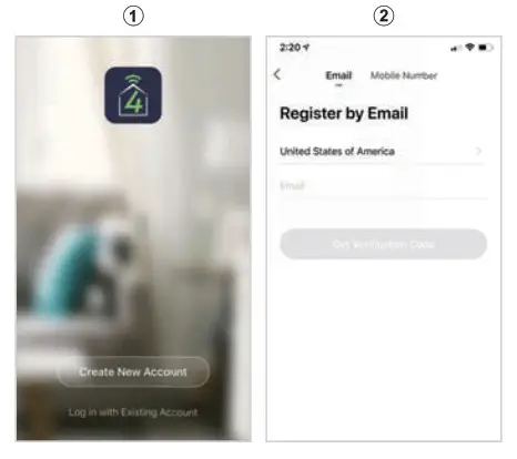 eco4life SC PF100 SmartHome WiFi Pet Feeder with Built-in Camera- Registar APP