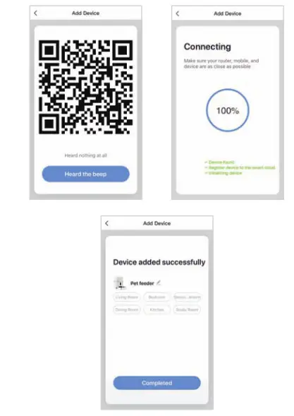 eco4life SC PF100 SmartHome WiFi Pet Feeder with Built-in Camera- Setup Pet Feeder