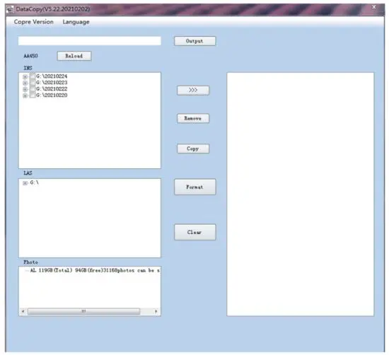 CHCNAV AlphaAir450 Mobile Mapping - cppy data