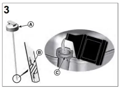 POWERSMART PSSAM24BS 24 26 inch Two Stage Gas Snow Thrower Instruction Manual - Check Oil Level