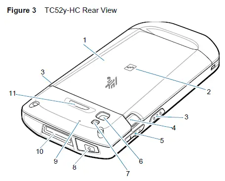 ZEBRA TC52y Hand Held Touch Computer FIG 3