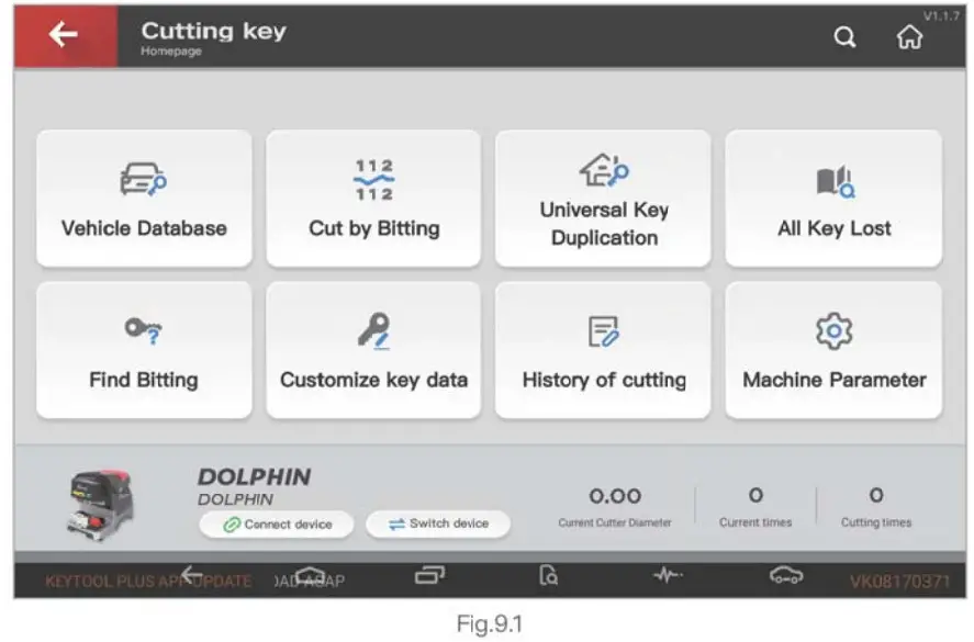 Xhorse MK3 Key Tool Plus Pad Device - Cutting Key
