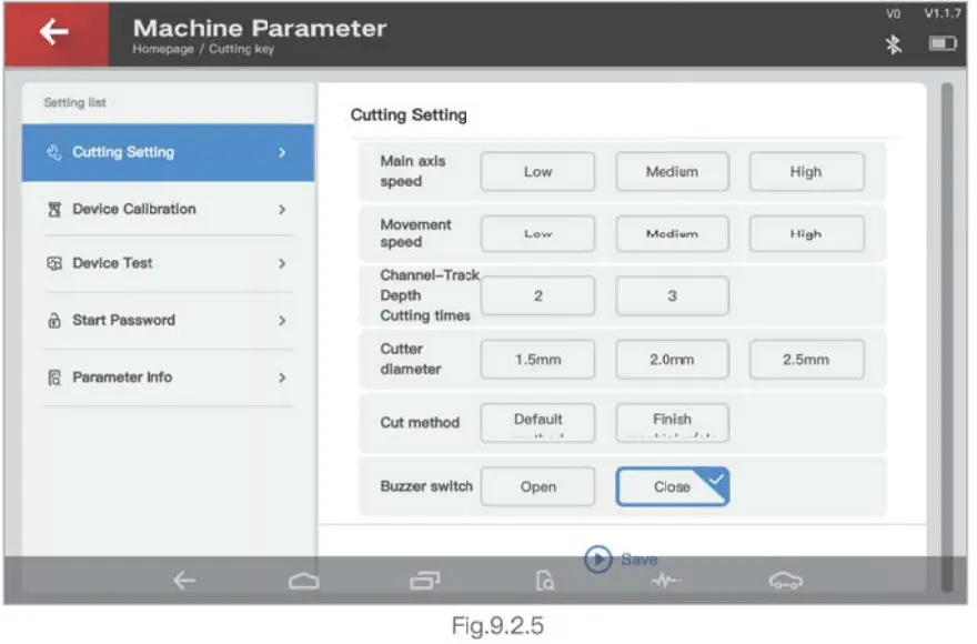 Xhorse MK3 Key Tool Plus Pad Device - Machine Parameter