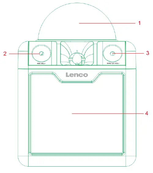 Lenco-BTC-055-Karaoke-System-with-Bluetooth-5