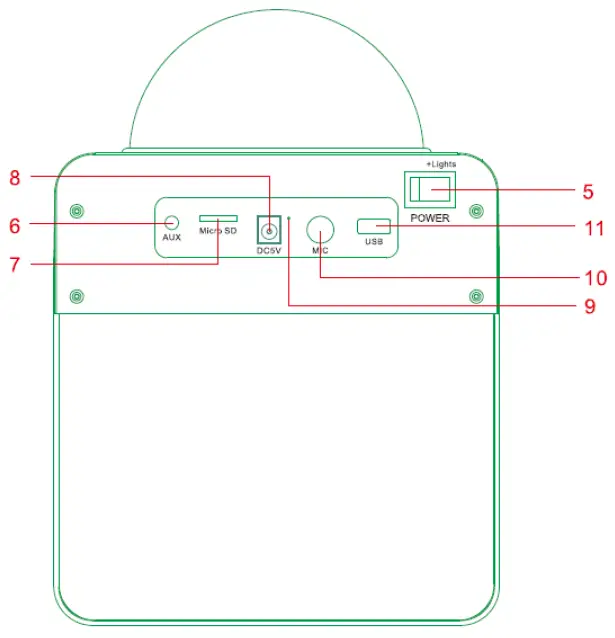 Lenco-BTC-055-Karaoke-System-with-Bluetooth-6
