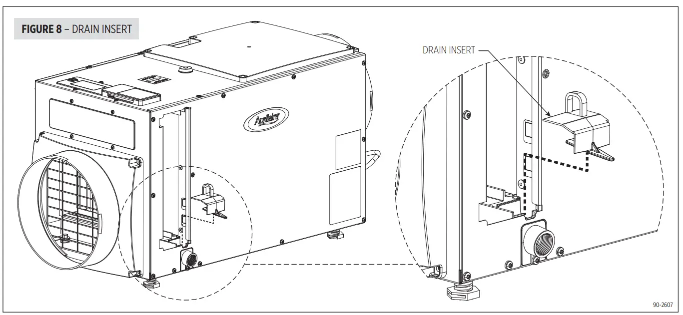 Aprilaire E100C 100 Pint Professional Grade Dehumidifier - fig 5